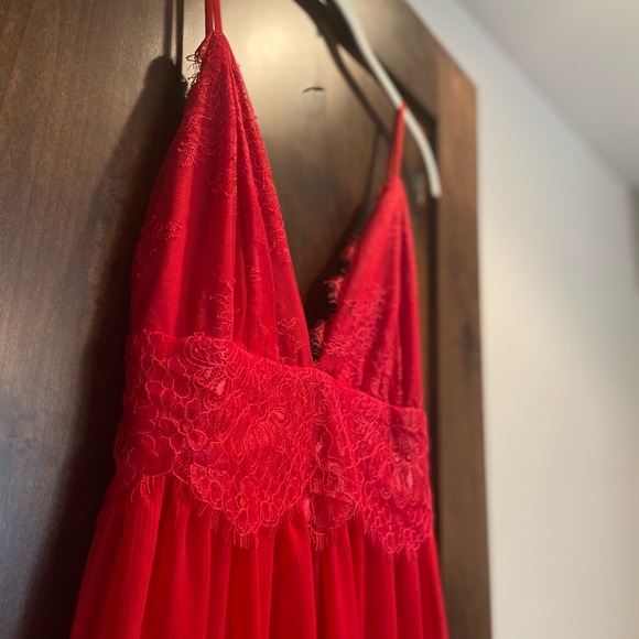 lulus dream about me prom dress | red - Picture 13 of 16